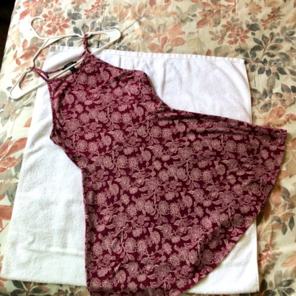 Floral Skater Racerback Flare dress